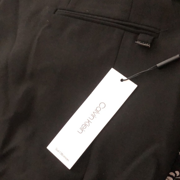 Calvin Klein NWT black open faced blazer - Picture 3 of 4